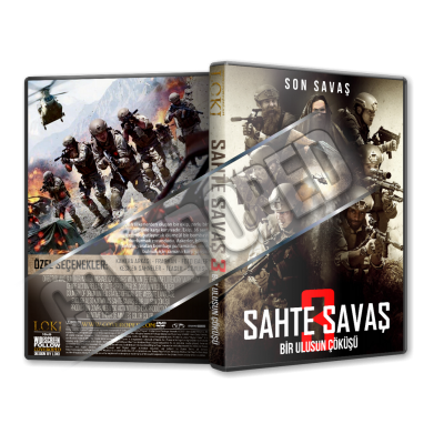 Sahte Savaş 3 Bir Ulusun Çöküşü - Rogue Warfare 3 Death of a Nation - 2020 Türkçe Dvd Cover Tasarımı